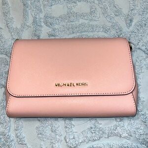 Michael Kors Blush Pink Clutch